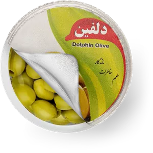 زیتون سبز بی هسته تک نفره گرد 80 گرم