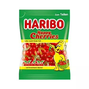 پاستیل ژلهای هاریبو با طعم گیلاس Happy Cherries وزن 160 گرم