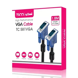 کابل تسکو مدل VGA TC 581 1.8M( گارانتی 12 ماهه )