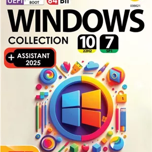 ویندوز 10 7 کالکشن مدل WINDOWS Collection 10&7 285T گردو اورجینال
