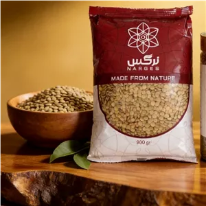 عدس بستهبندی سلفون برند نرگس