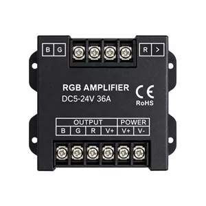 آمپلی فایر RGB فلزی 5 تا 24 ولت 36 آمپر