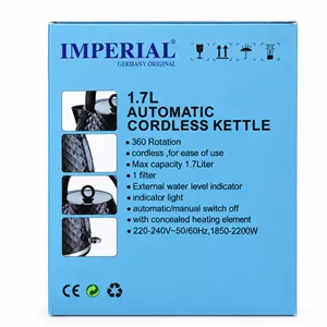 کتری برقی ایمپریال Imperial مدل IM-136 ظرفیت 1.7 لیتر