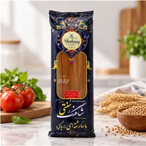 ماکارانی رشته ای سبوس داره قهوه ای - کیفیت ممتاز