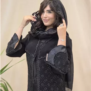 مانتو مجلسی جواهر دوزی مدل ماندانا-کد2033