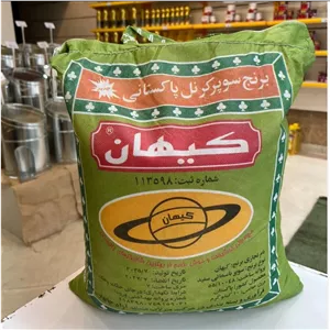برنج پاکستانی دانه بلند درجه 1 کیهان ارسال رایگان مشهد