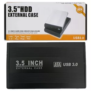 باکس هارد 3٫5 اینچ USB3 فلزی پک سفید نارنجی