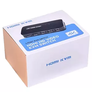 KVM Switch دستی 2 پورت HDMI + کابل HK201