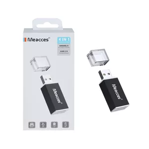 رم ریدر چند کاره Meacces USB2.0 - مشکی (گارانتی شش ماهه نیکان همراه)