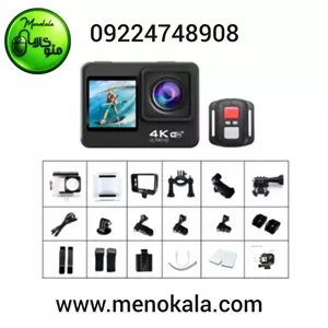 دوربین اکشن ورزشی G70P اصل 4K وایفای ضدآب با زاویه دید 170 درجه M