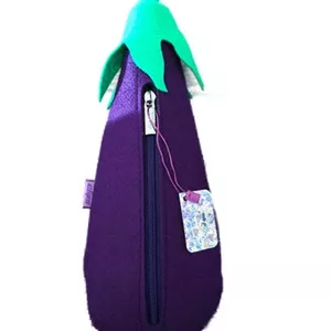 جامدادی نمدی کلیپس طرح بادمجان کد 803