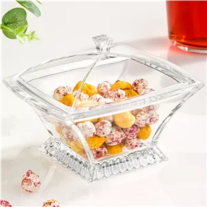 قندان چهارگوش اکرولیک لیمون کد 2460