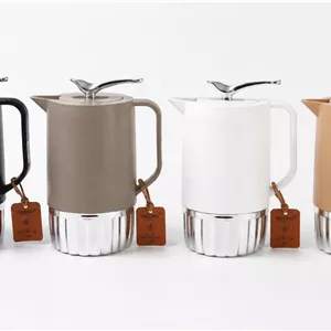 فلاسک جرمکس شیشه صورتی مدل 5456 ظرفیت 0.6 لیتر