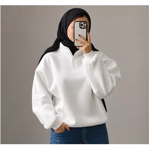 دورس زنانه دورس نیم زیپ هودی زنانه هودی نیم زیپ سویشرت زنانه
