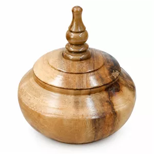 قندان دستساز چوبی مدل سنتی از جنس چوب گردو