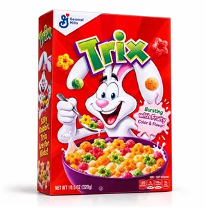 غلات صبحانه تریکس Trix جنرال میلز طعم میوهای وزن 320 گرم