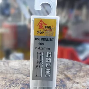 مته 4.2 میلیمتر استیل 1 عددی برند لیهو HSS