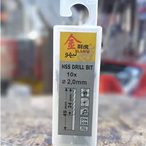 مته 2 میلیمتر استیل 1 عددی برند لیهو HSS