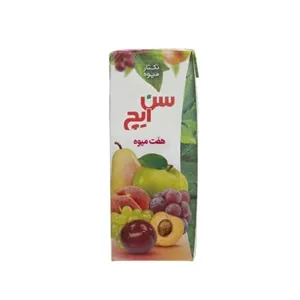 آبمیوه 200cc سن ایچ با طعم هفت میوه - بسته 36 عددی