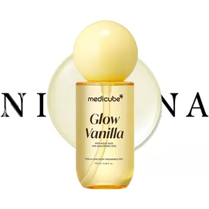 میست خوشبو کننده مو و بدن مدی کیوب با رایحه وانیل آبرسان و درخشان کننده پوستMEDICUBE GLOW VANILA HAIR&amp  BODY FROGRANC