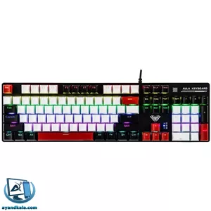 کیبورد گیمینگ سیمی مکانیکال آئولا مدل AULA S500 Blue Switch