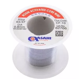 سیم لحیم آساهی Asahi قطر 0.8 وزن 50 گرم کیفیت خوب 