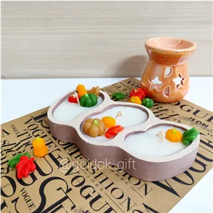 دکوری پاییزی،کادو ،شات شمع،شمع پاییزی