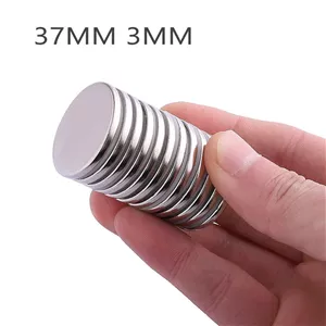 آهنربای نئودیمیوم دیسکی 37mmx3mm بسته 1 عددی