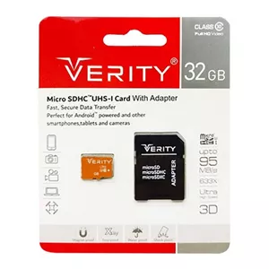 کارت حافظه microSD وریتی مدل 633X UHS-I U1 کلاس10 32 گیگابایت