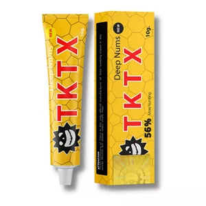 پماد بی حسی تاتو کرم TKTX طلایی 56% اورجینال100% 