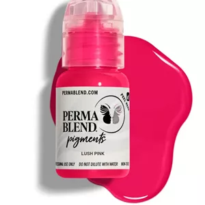 رنگ تاتو پرما بلند لش پینک (Perma Blend Lush Pink) حجم 15 میل 