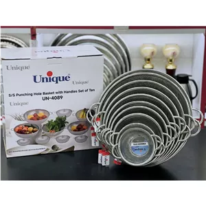 سرویس آبکش استیل دسته دار
