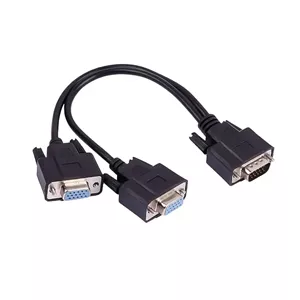کابل تبدیل 1 به 2 VGA دی نت مدل 1M-2F طول 20 سانتی متر