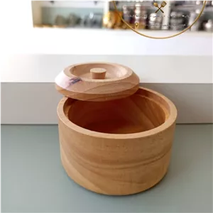 قندان چوبی گرد زیبا