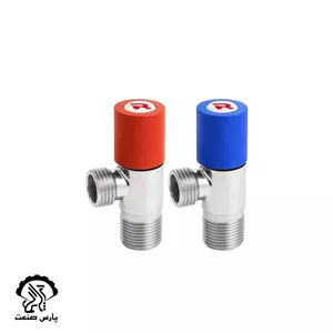 شیر پیسوار ربع گرد دسته رنگی آلومینیوم ریابی سایز 1 2 