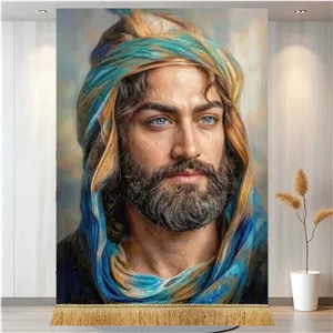 کتیبه مخمل تصویر باب الحوائج حضرت ابوالفضل 