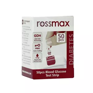 رزمکس نوار قند خون 50 عددی ROSSMAX