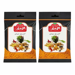 پودر زردچوبه سرزمین گلهان - 60 گرم بسته 2 عددی 