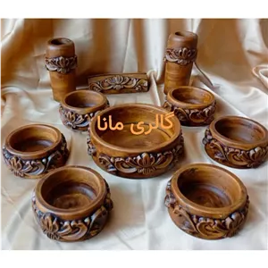 هفت سین منبت طرح چوب 