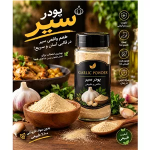 پودر سیر اعلا بسته 100 گرمی