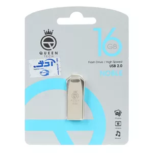 فلش Queen Noble USB2.0 Flash Memory-16GB نقره ای (گارانتی مادام العمر شرکت آی تین)