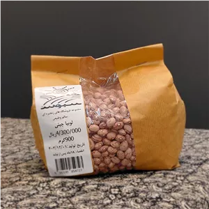 لوبیا چیتی 900گرمی ارگانیک سبوس