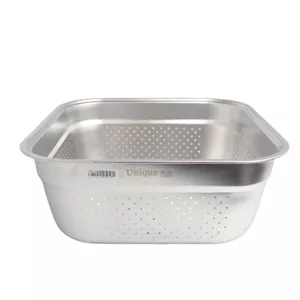 آبکش استیل چهارگوش سایز 40 یونیک پلاسUniq plus