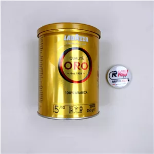 پودر قهوه آروماتیک اورو 250 گرم قوطی لاواتزا lavazza