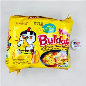نودل فوری سامیانگ طعم مرغ تند و پنیر بسته 5 عددی SAMYANG مدل Hot Chicken Flavor Ramen