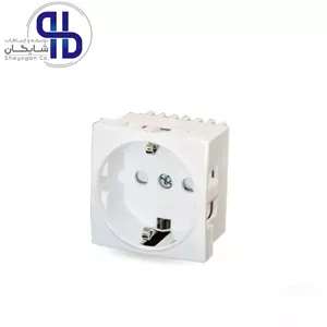 پریز برق 45 45 سفید دانوب