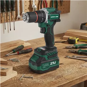 دریل چکشی شارژی گرین لاین مدل GD-16 Pro Drive GNGD16D21VGN