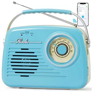 رادیو قابل حمل Bingxue P350؛ رادیو AM FM با بلوتوث، USB و کارت حافظه