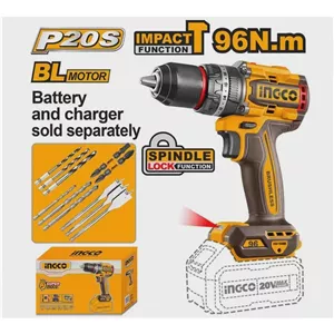 دریل ضربه ای شارژی 20 ولت اینکو مدل CIDLI209681 آوانور - پس کرایه