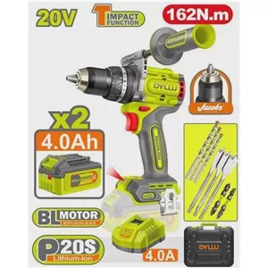 دریل شارژی 162 نیوتن دایلو مدل DTCDP16281 براش لس 20 ولت آوانور - پس کرایه